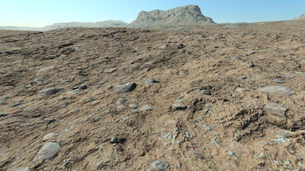 Dirt and rocks