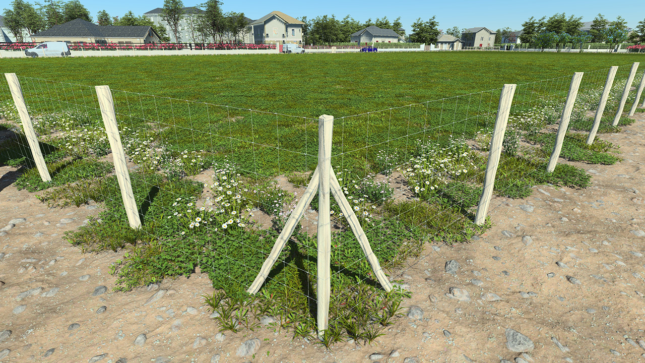 Square metal fence 120cm_4