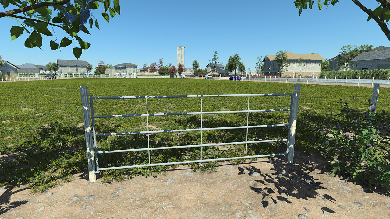 Wire fence with wire portal 120cm_0