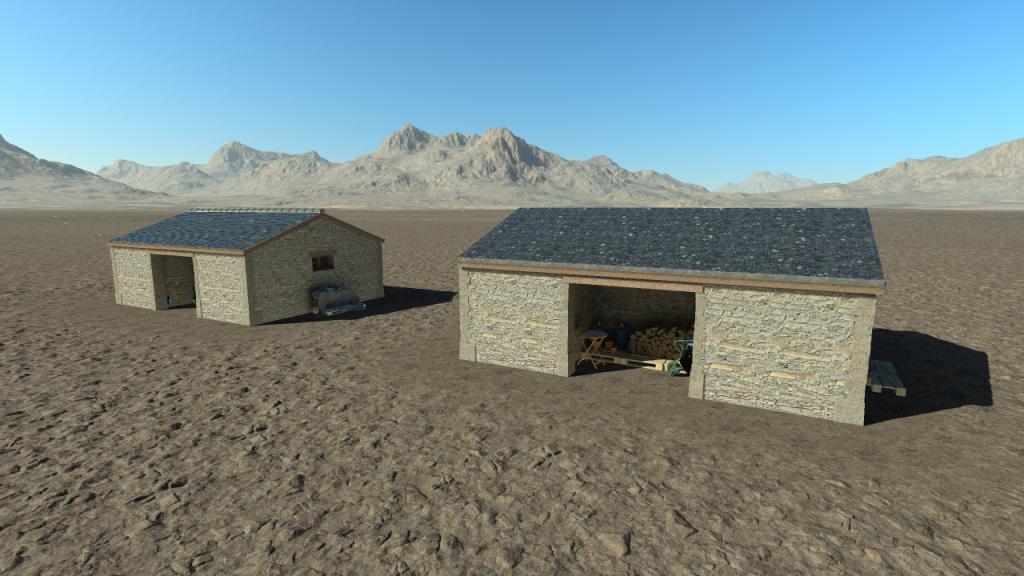 Stone sheds