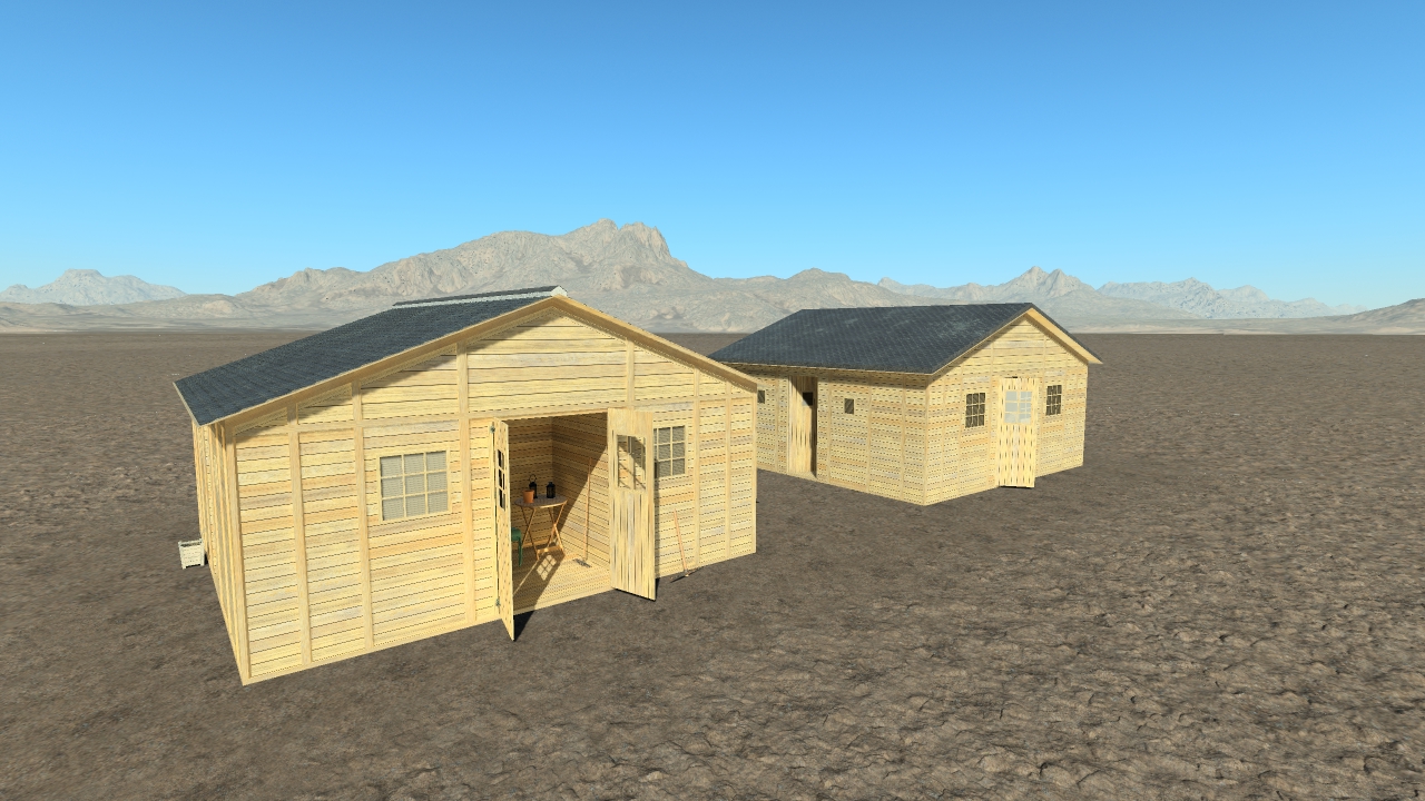 Wooden sheds_0