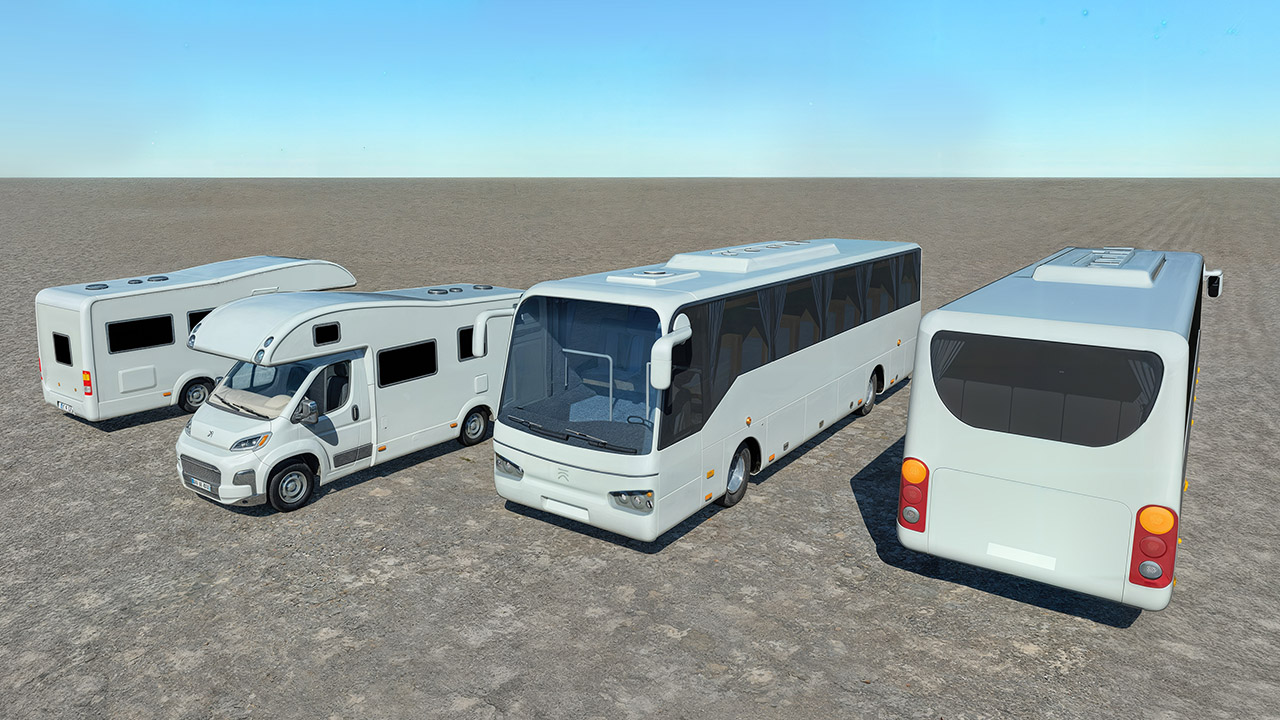 Tourism Vehicles Rigged_0
