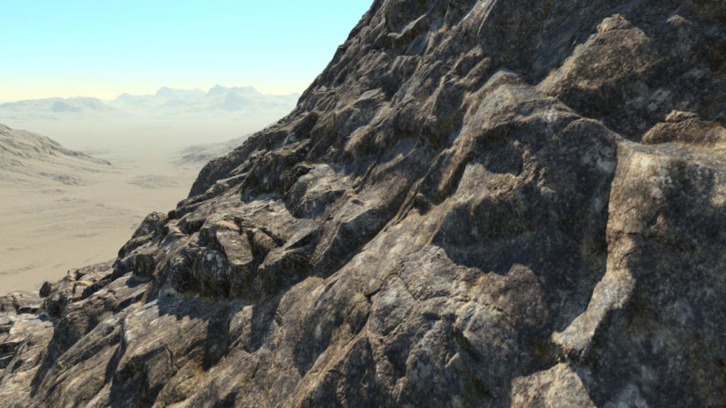 Eroded cliffs